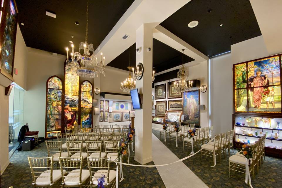 Tiffany Room ceremony