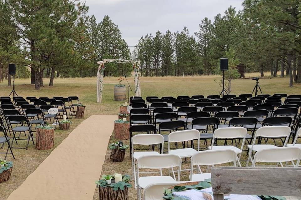 Outdoor ceremony