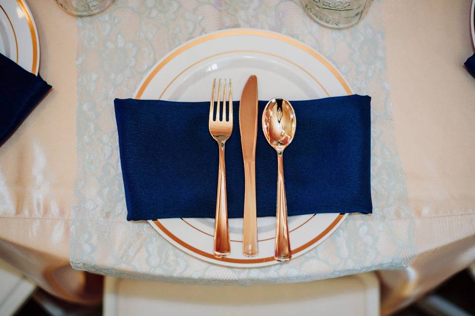 Elegant placesetting