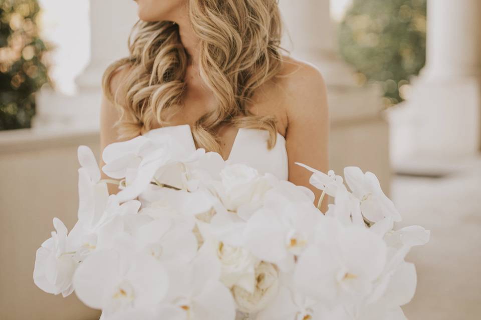 Bridal Orchid Bouquet