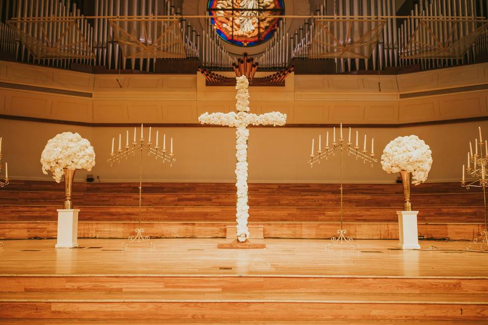 Ceremony set up