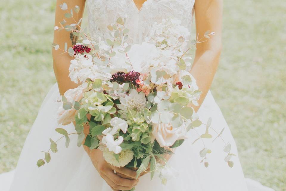 Bohemian Bride Makeup and Hair