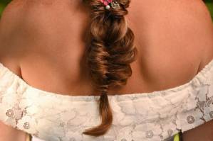 Elaborate floral braid