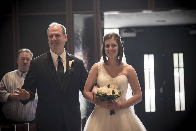 Walking down the isle