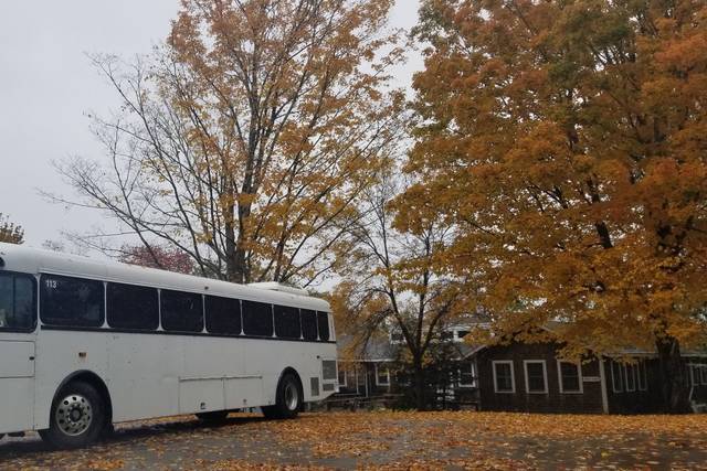44 passenger shuttle bus.