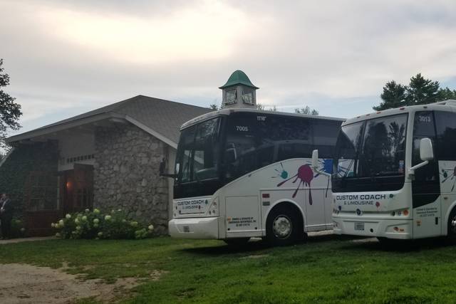 54 and 34 passenger coaches.