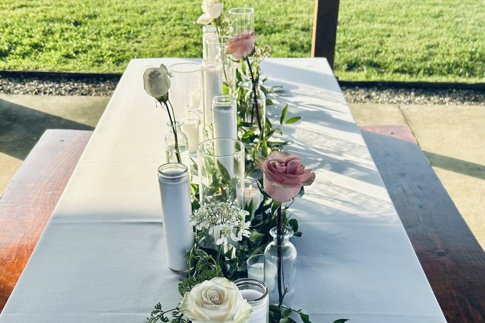 Table Decor Setup