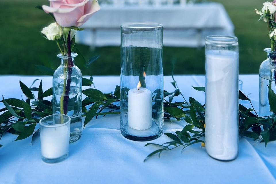 Table Decor Setup