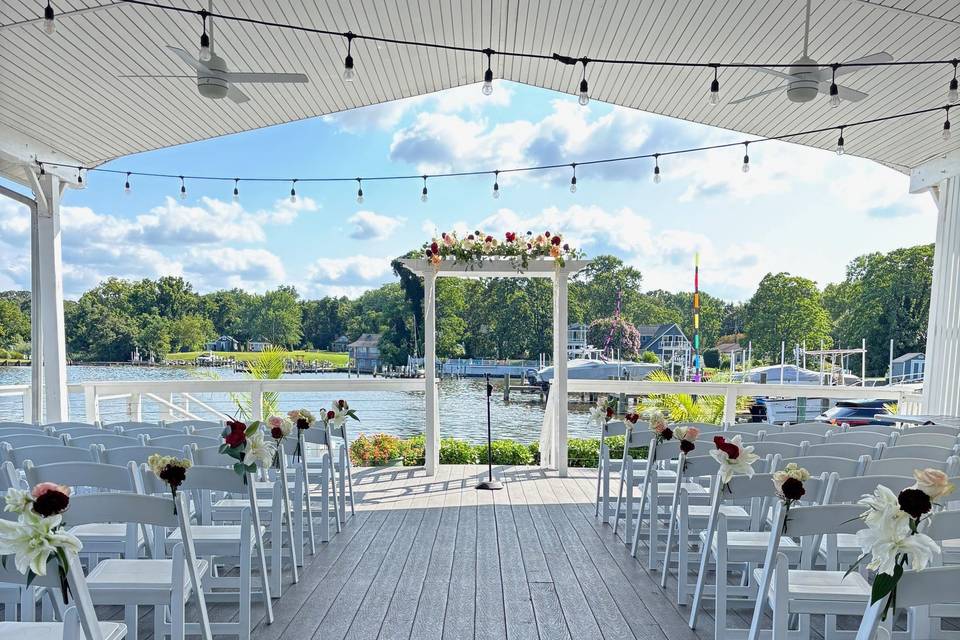 Aisle Flower Setup