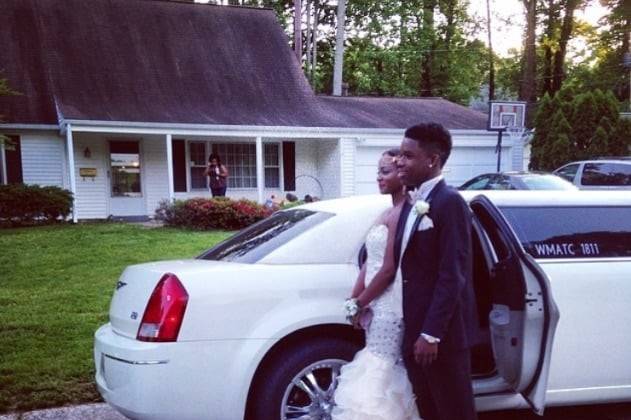 Nice young couple heading to Prom