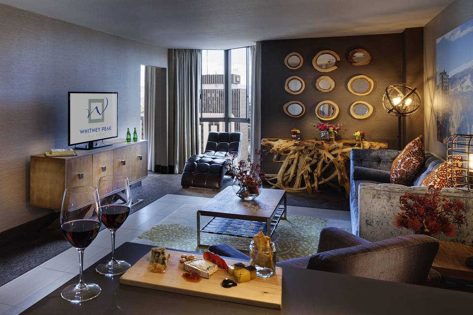 Living Room in Suite