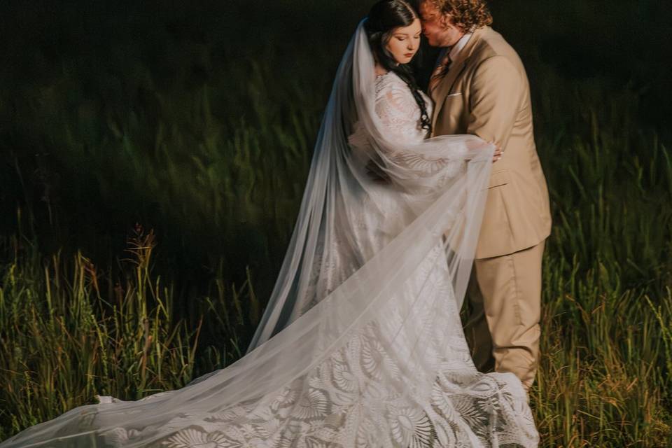 Blue Hour Elopement Portraits