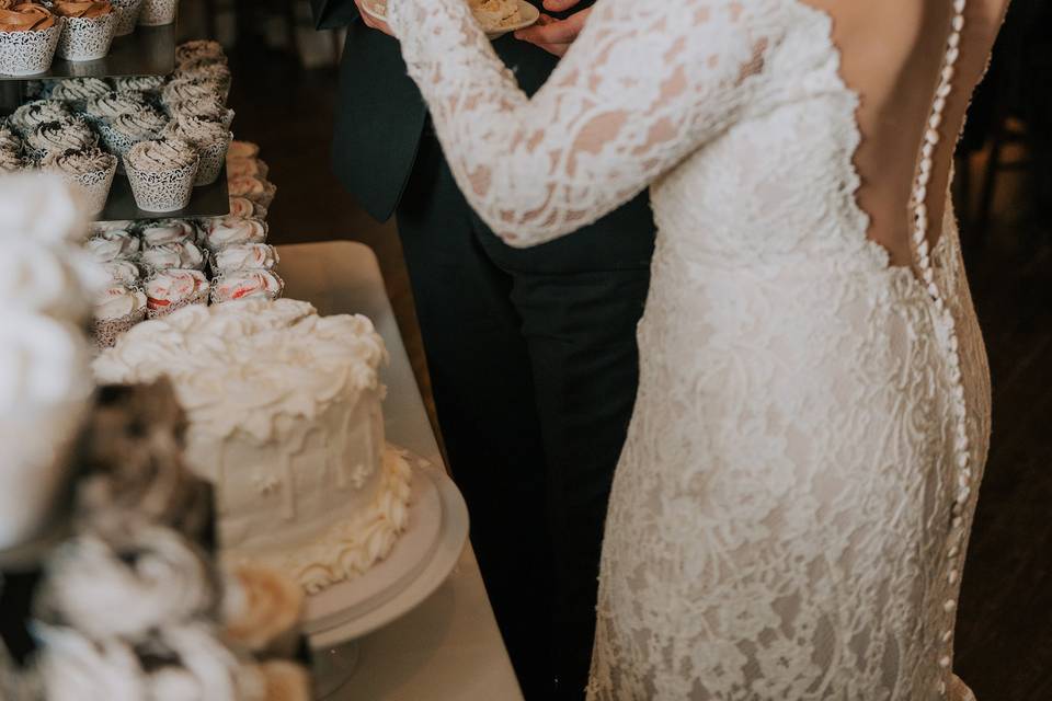 Reception Cake Cutting