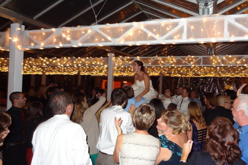 Bride and guests