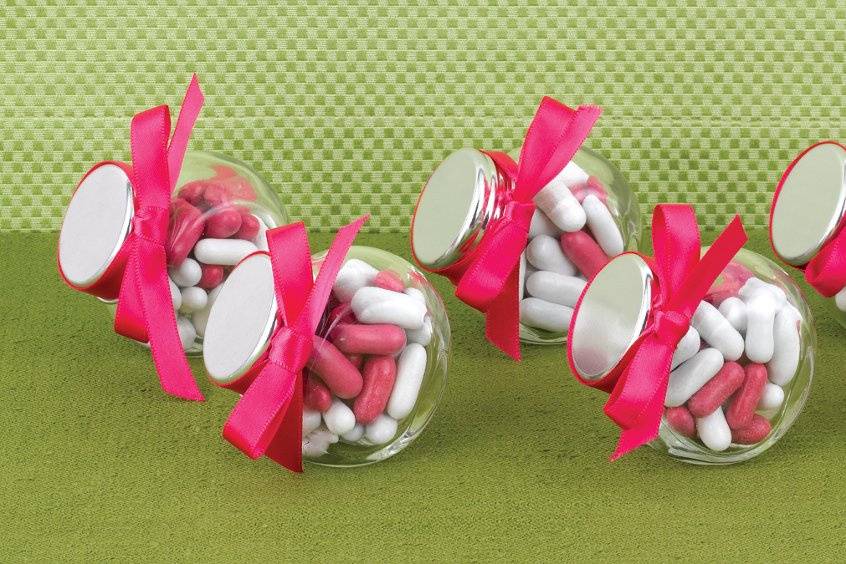 Perfect for the DIY Favor for your special event!  These glass favor jars measure 2