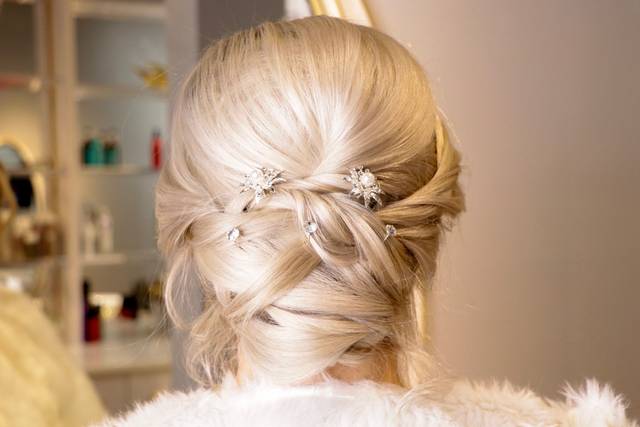 Classic chignon updo