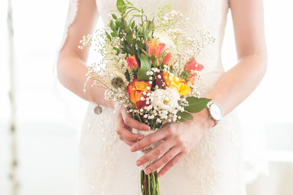 Colorful bride