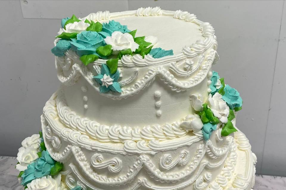 3 Tier Wedding Cake