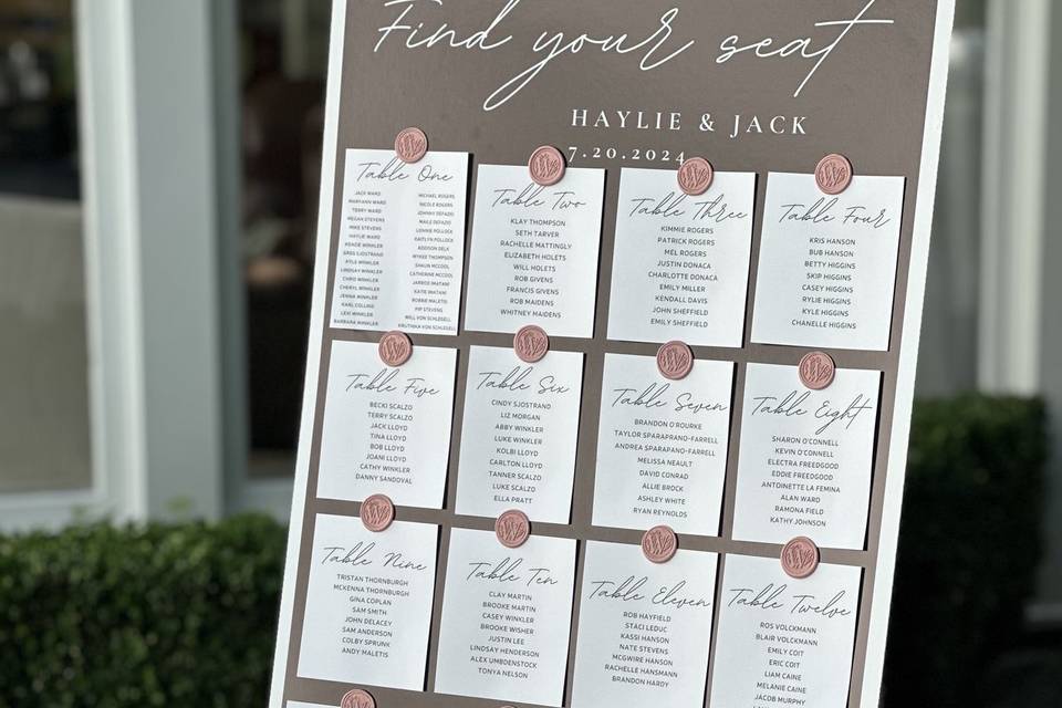 Seating Chart
