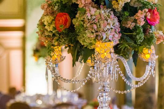 Tall table centerpiece