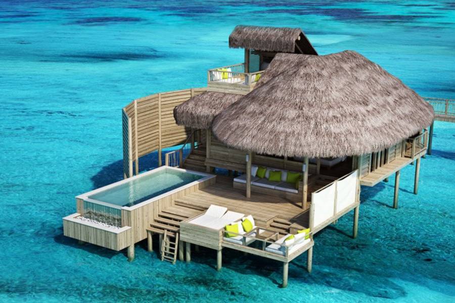 Water bungalow in Maldives