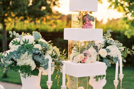 Acrylic cake tiers