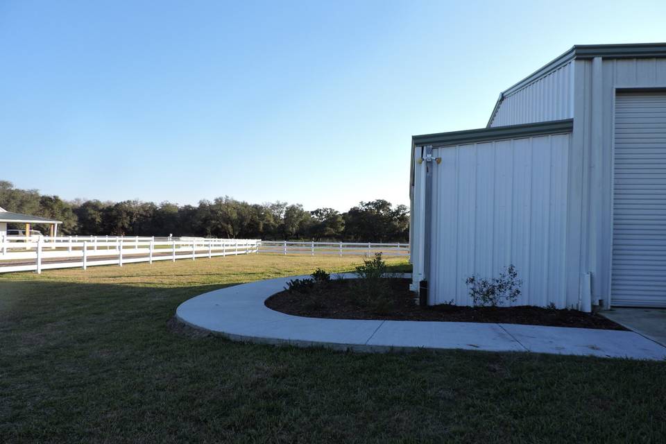 Service entrance to the Event Center