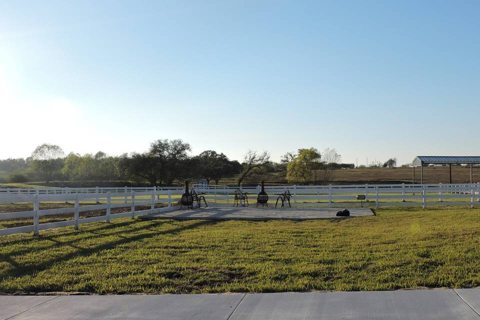 Event Center yard/Patio