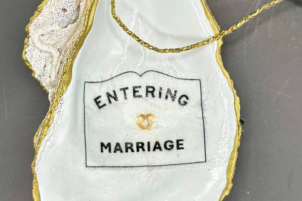 Entering Marriage Ornament