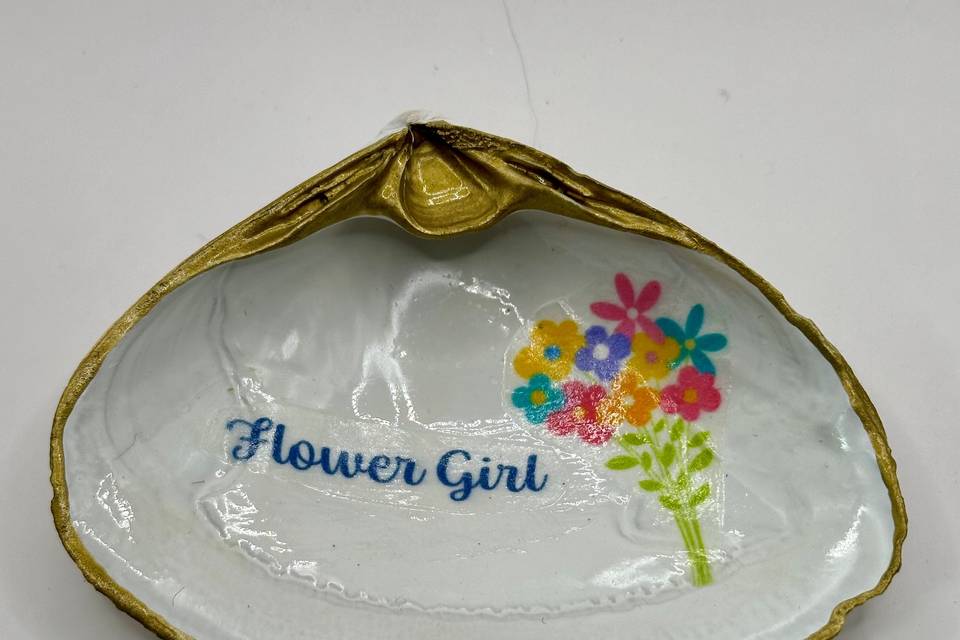 Flower Girl Jewelry Tray