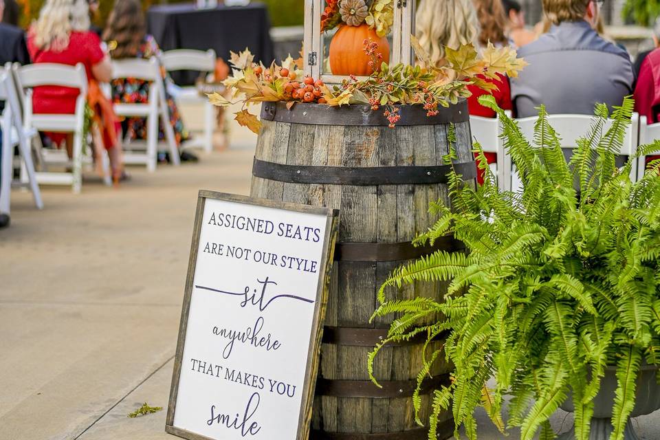 Fall Wedding