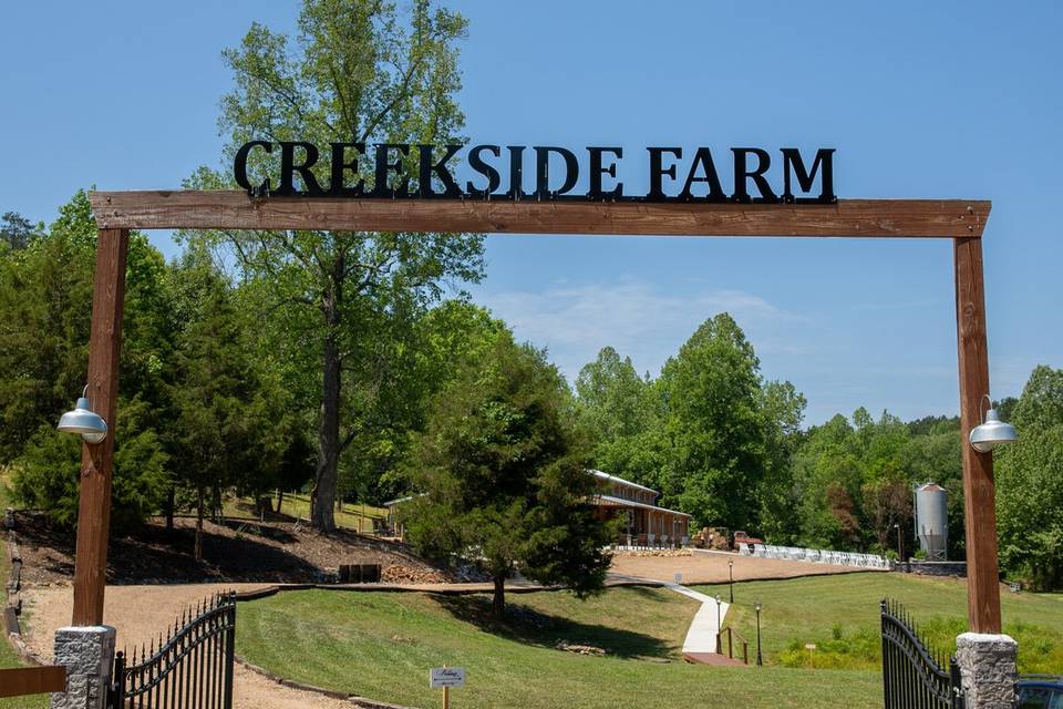 Creekside Sign