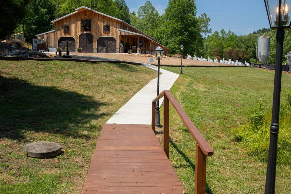 Outside Barn from Bridge 2