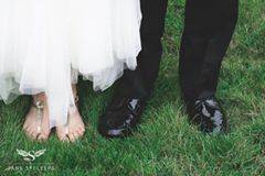 Bridal shoes at June Wedding