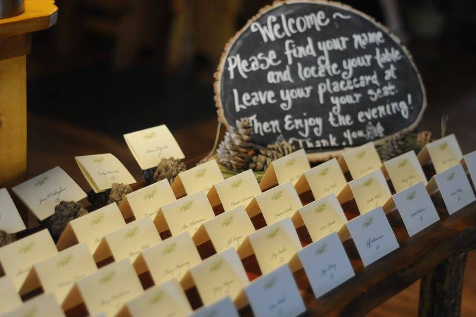 Escort cards