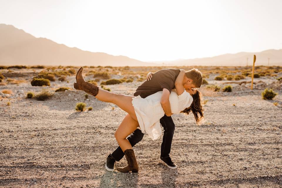 Palm Springs Desert Engagement