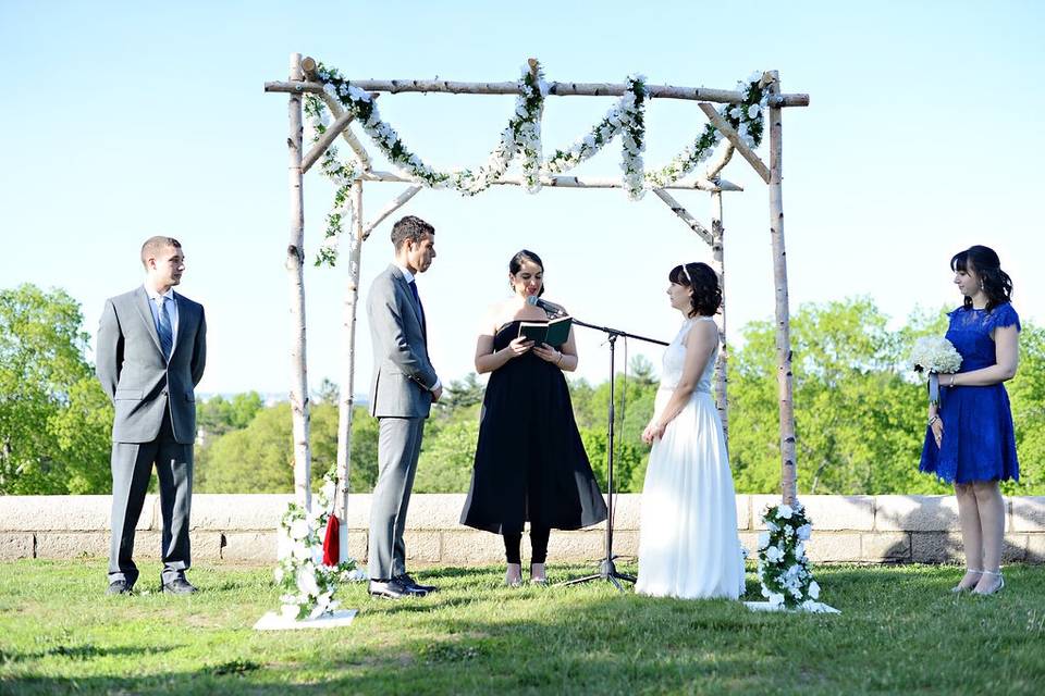 Wedding Officiant Bridal Party