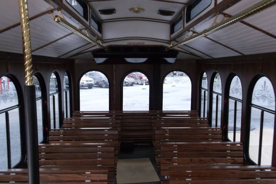 Hometown Trolley Interior