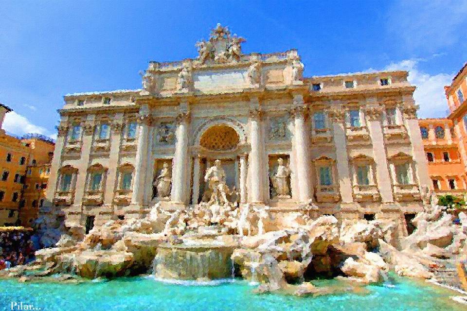 THE TREVI FOUNTAIN - Rome, Italy