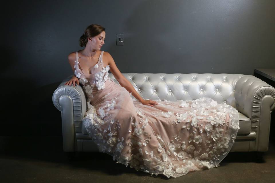 Floral Wedding Gown