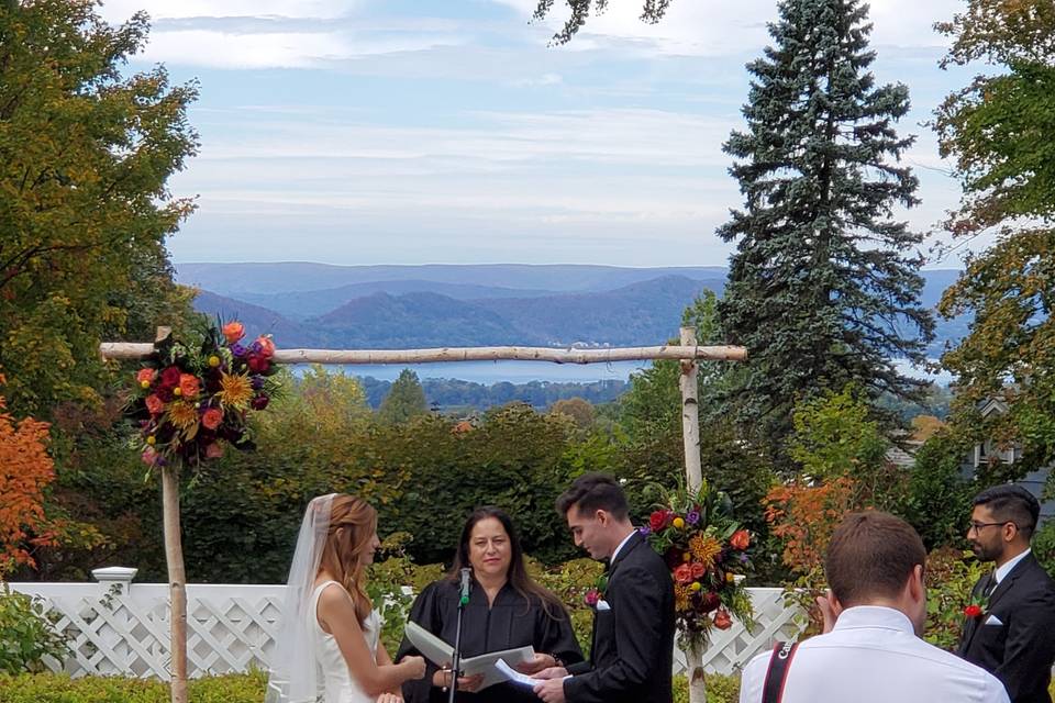 Outdoor ceremony