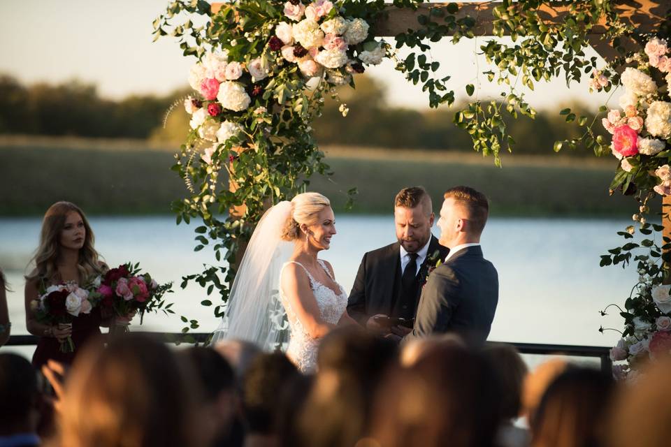 Outdoor wedding