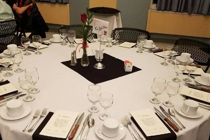 Table set up