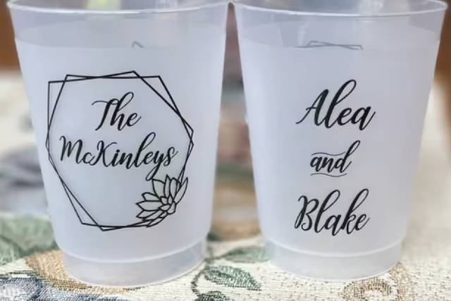 Custom Frosted Cups