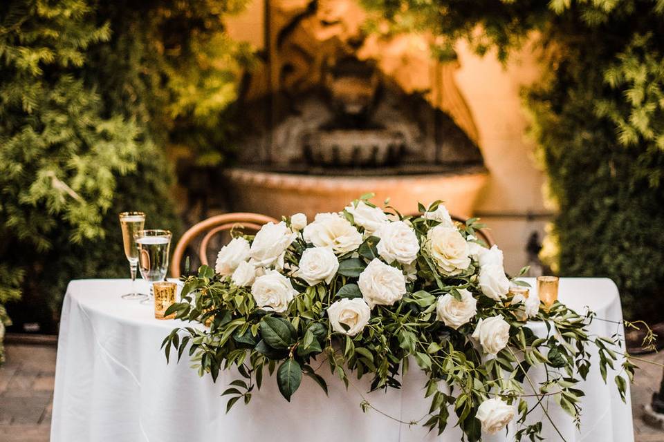 Sweetheart Table@Franciscan