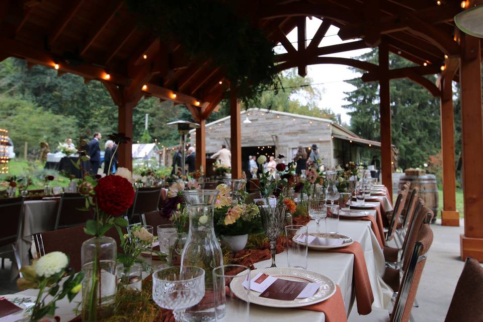Reception in the Pavilion