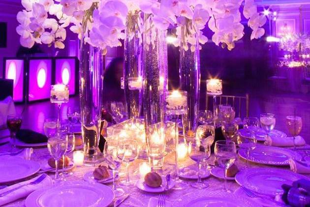 Purple Wedding Lights