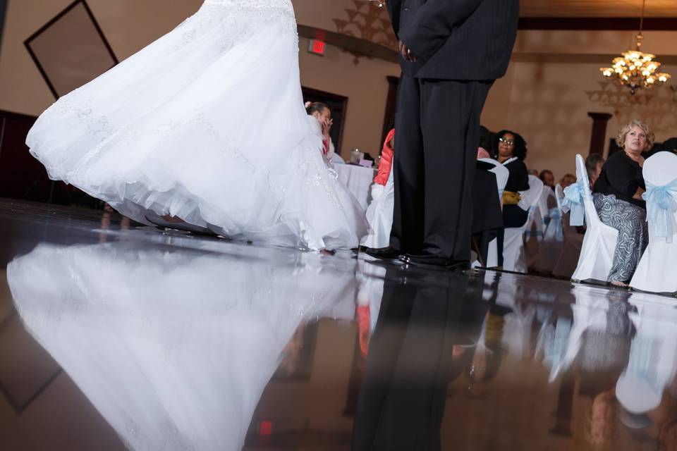 Couple dancing