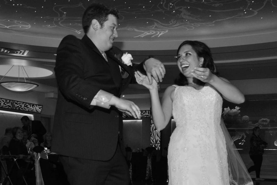 Couple dancing