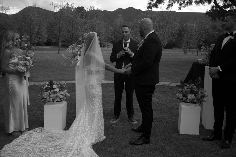 Arizona Wedding Shot on Film